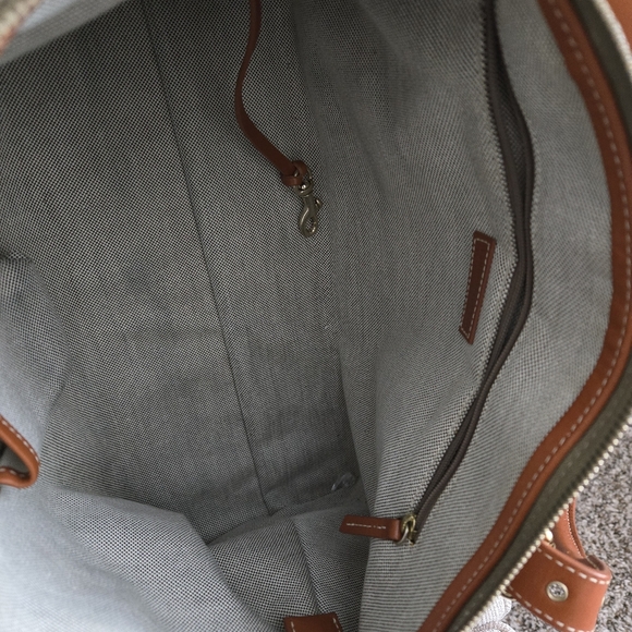 DOONEY & BOURKE NWOT PEBBLE LEATHER SATCHEL w/ coin purse - Picture 8 of 10